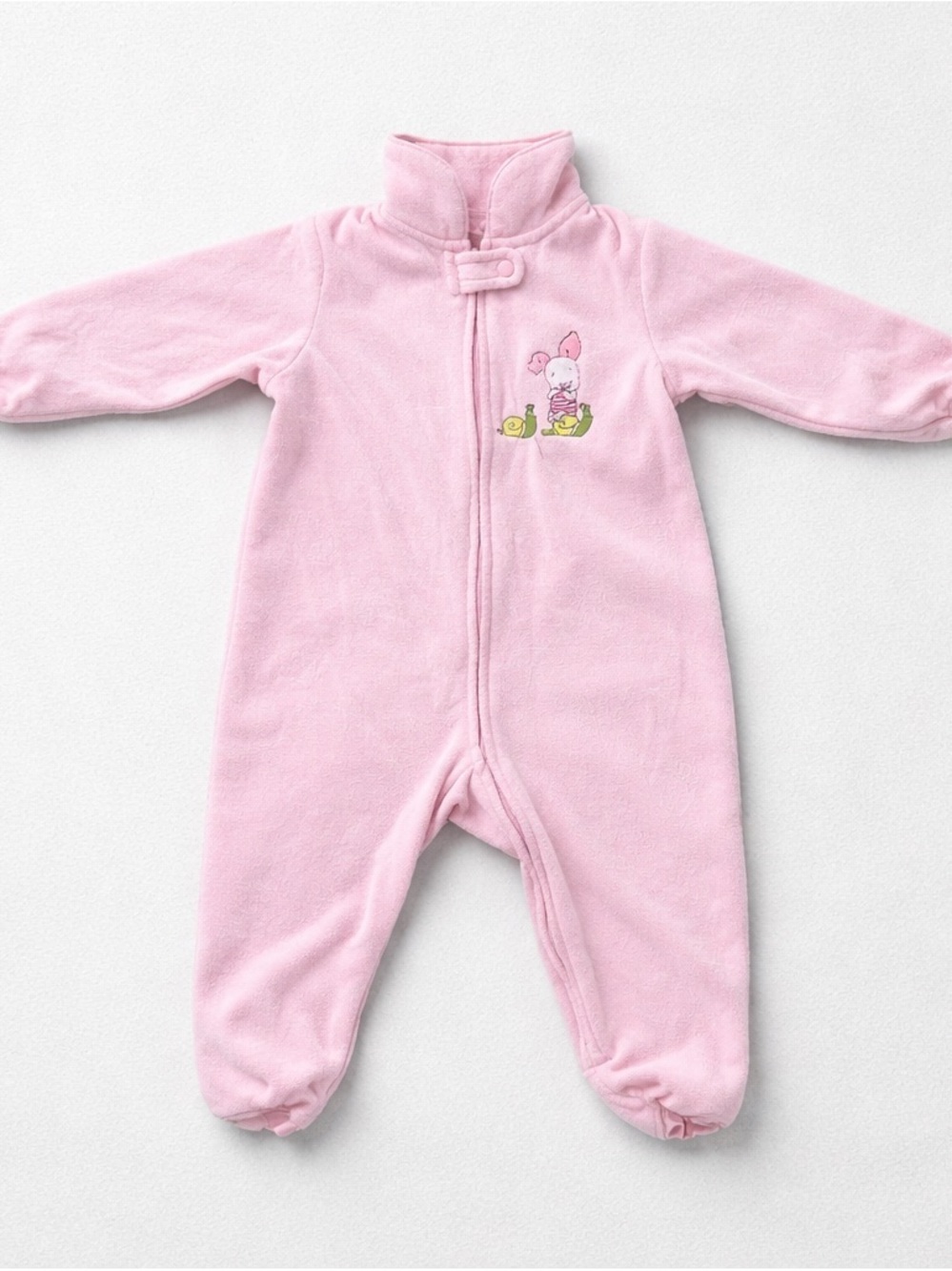 Piglet Disney Pink Fleece One-Piece Sleeper 18-24 Months